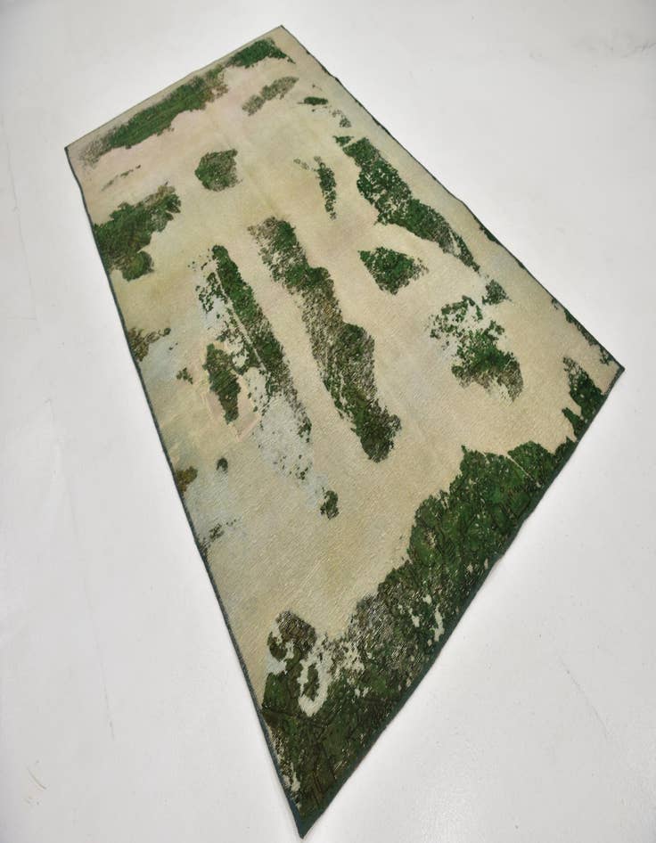 Detail image of 5' 7 x 9' 3  Hand Knotted Ultra Vintage Persian Wool Rug