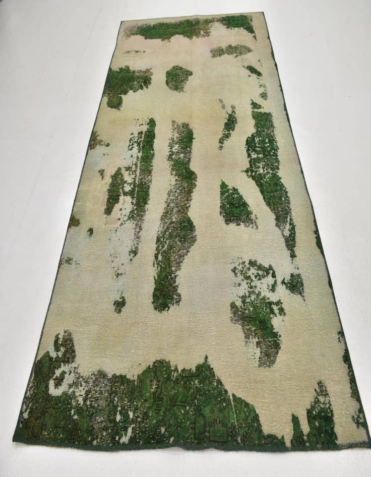 Detail image of 5' 7 x 9' 3  Hand Knotted Ultra Vintage Persian Wool Rug