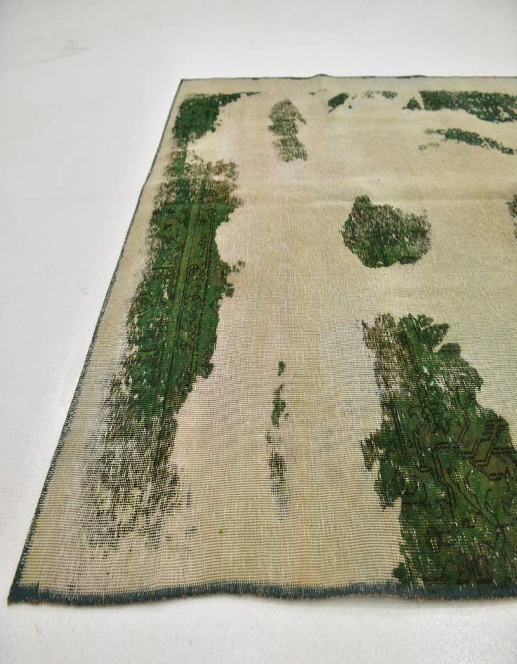 Detail image of 5' 7 x 9' 3  Hand Knotted Ultra Vintage Persian Wool Rug