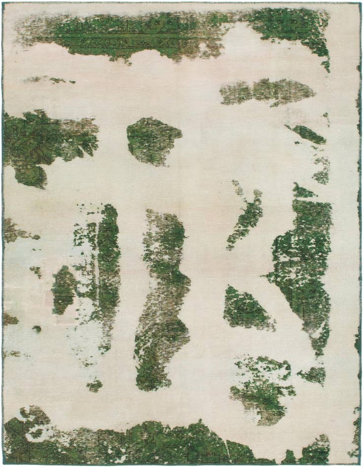 Detail image of 5' 7 x 9' 3 Hand Knotted Ultra Vintage Persian Wool Rug