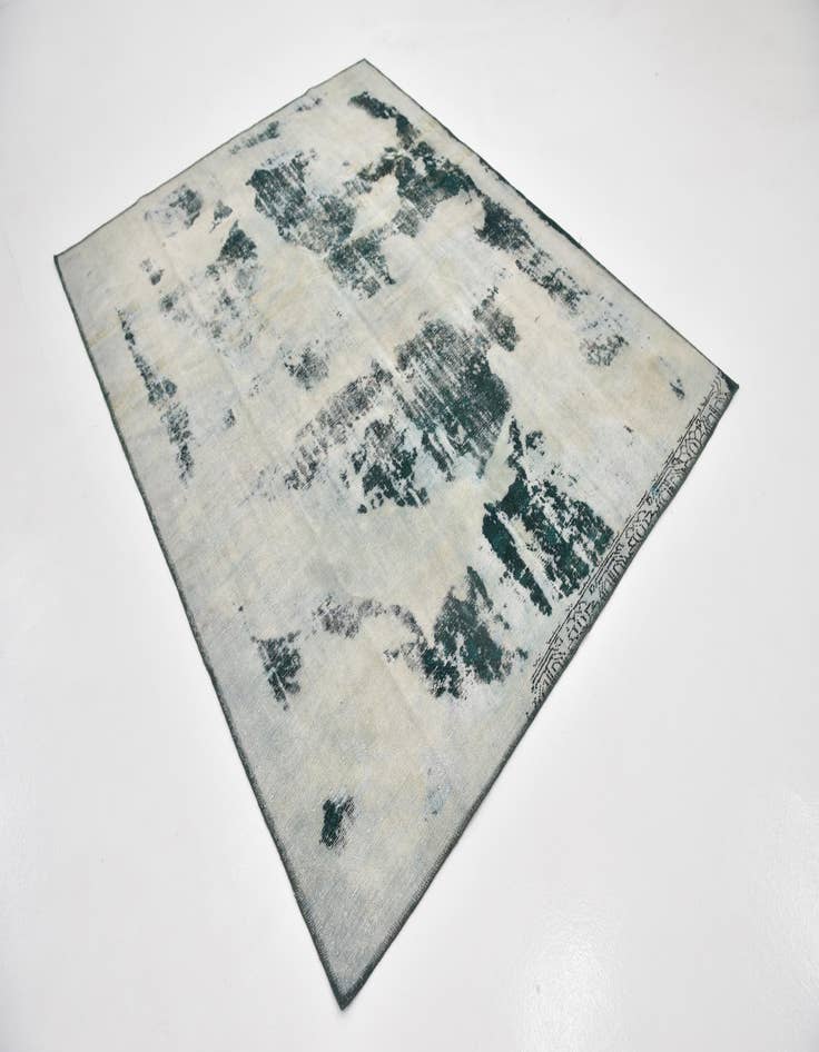 Detail image of 6' x 7' 9  Hand Knotted Ultra Vintage Persian Wool Rug