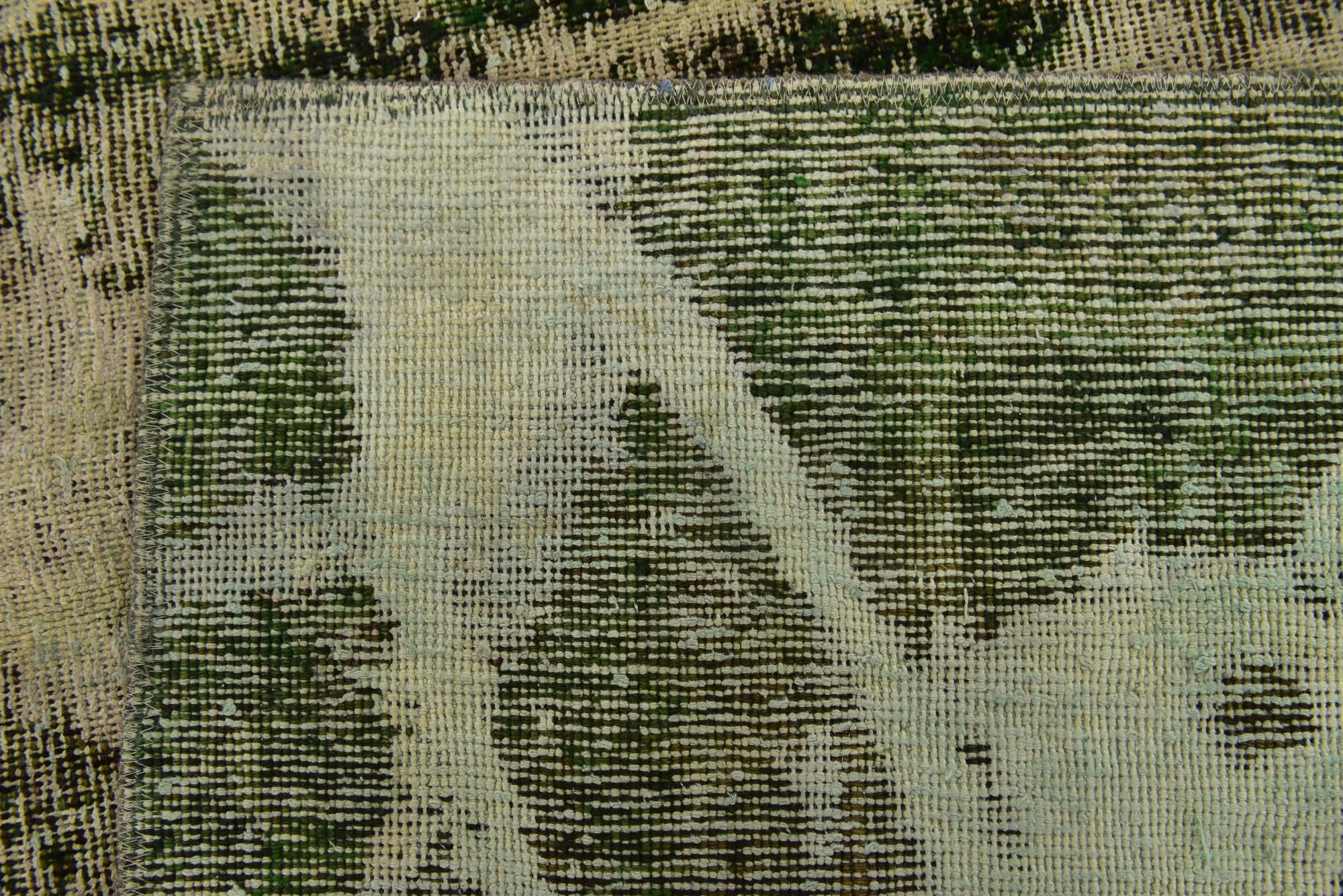 6' 7 x 9' 5 Hand Knotted Ultra Vintage Persian Wool Rug