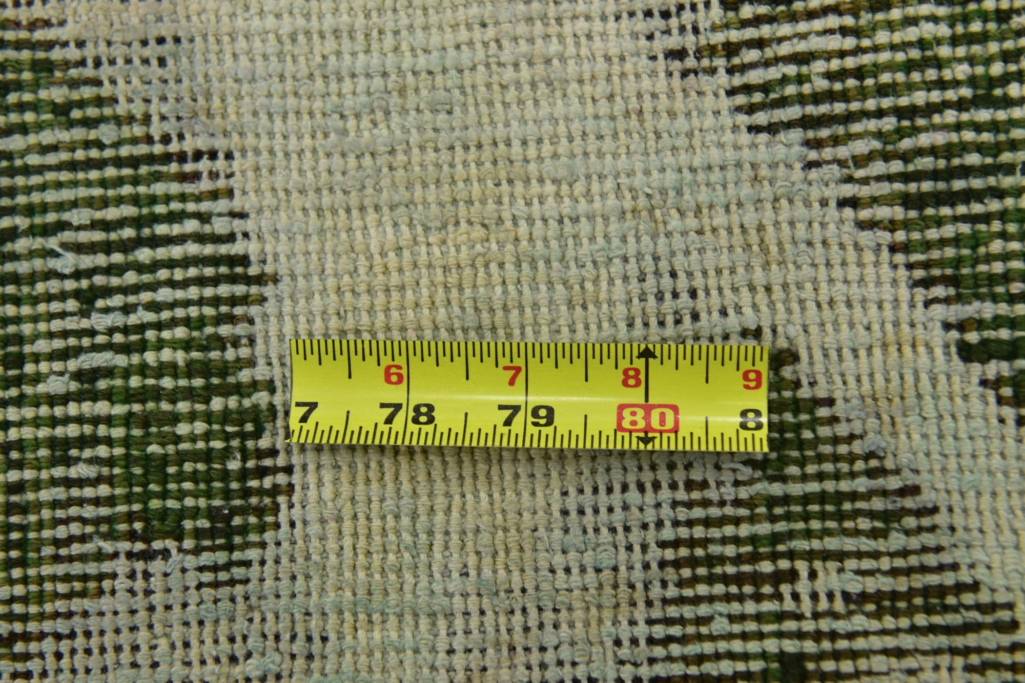 6' 7 x 9' 5 Hand Knotted Ultra Vintage Persian Wool Rug
