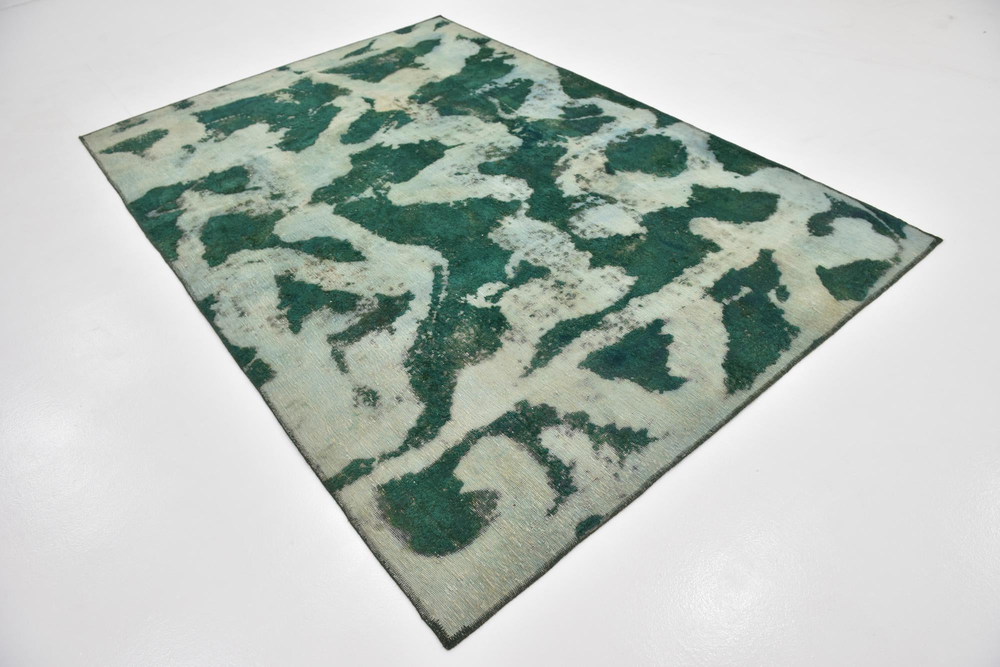 6' x 8' 9 Hand Knotted Ultra Vintage Persian Wool Rug