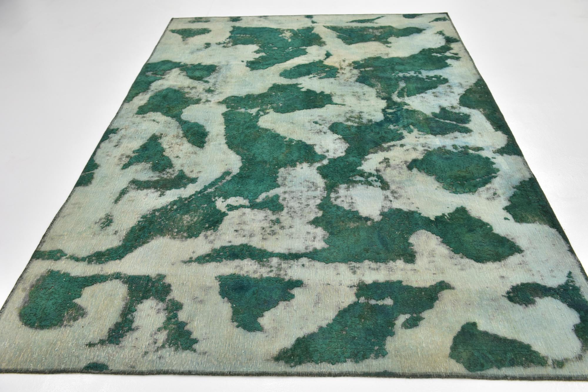 6' x 8' 9 Hand Knotted Ultra Vintage Persian Wool Rug