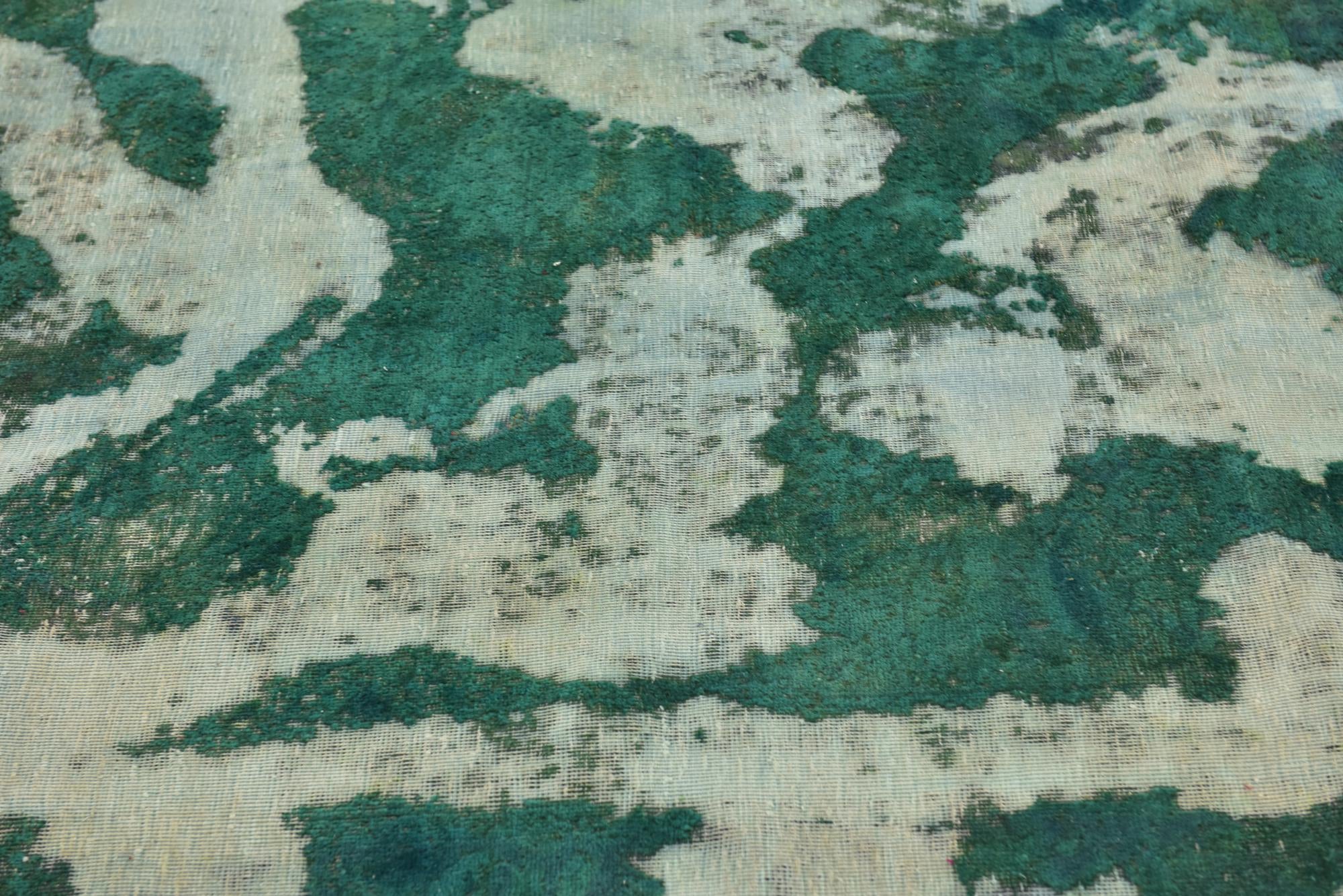 6' x 8' 9 Hand Knotted Ultra Vintage Persian Wool Rug
