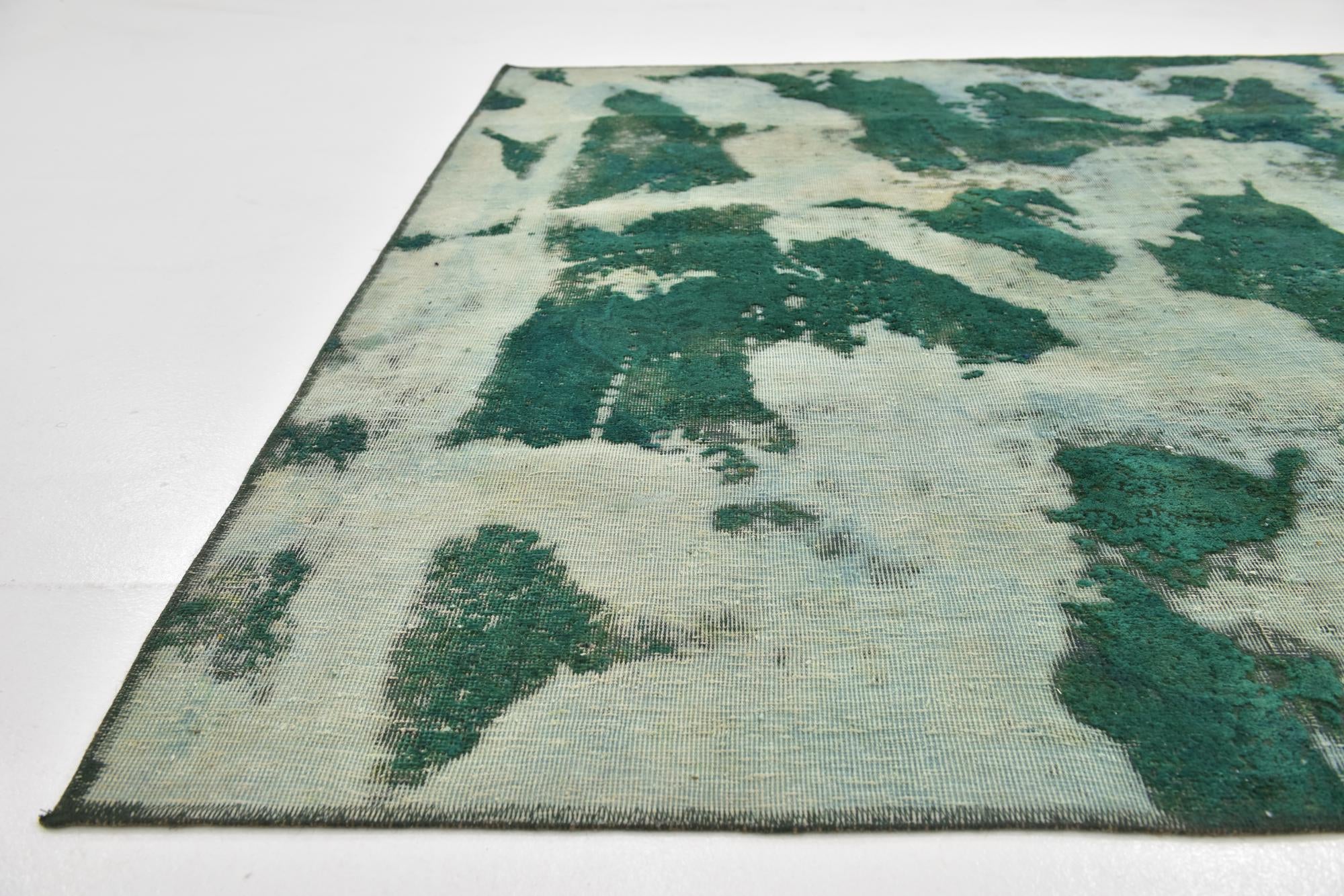 6' x 8' 9 Hand Knotted Ultra Vintage Persian Wool Rug