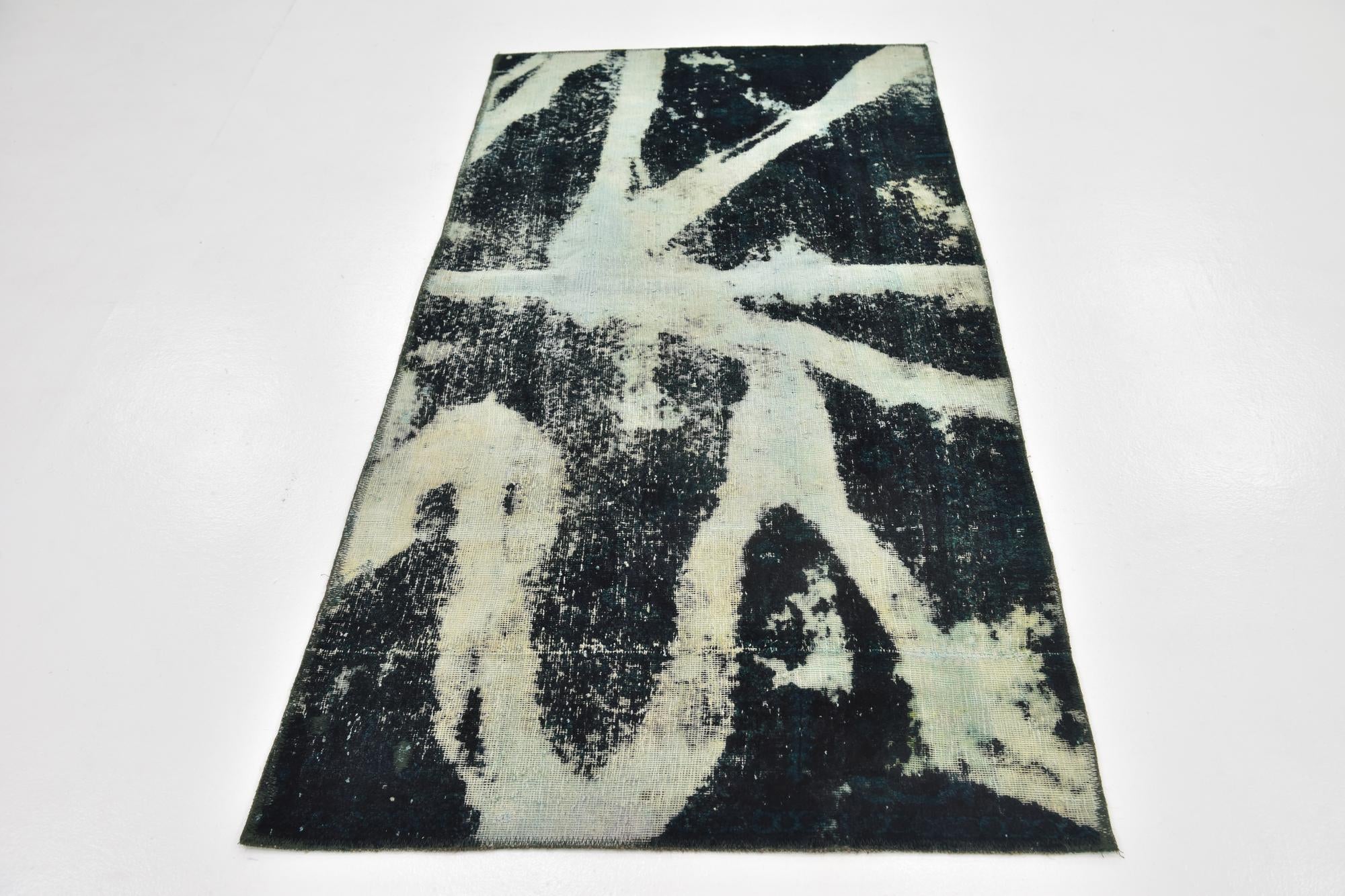 3' 3 x 6' 5 Hand Knotted Ultra Vintage Persian Wool Rug