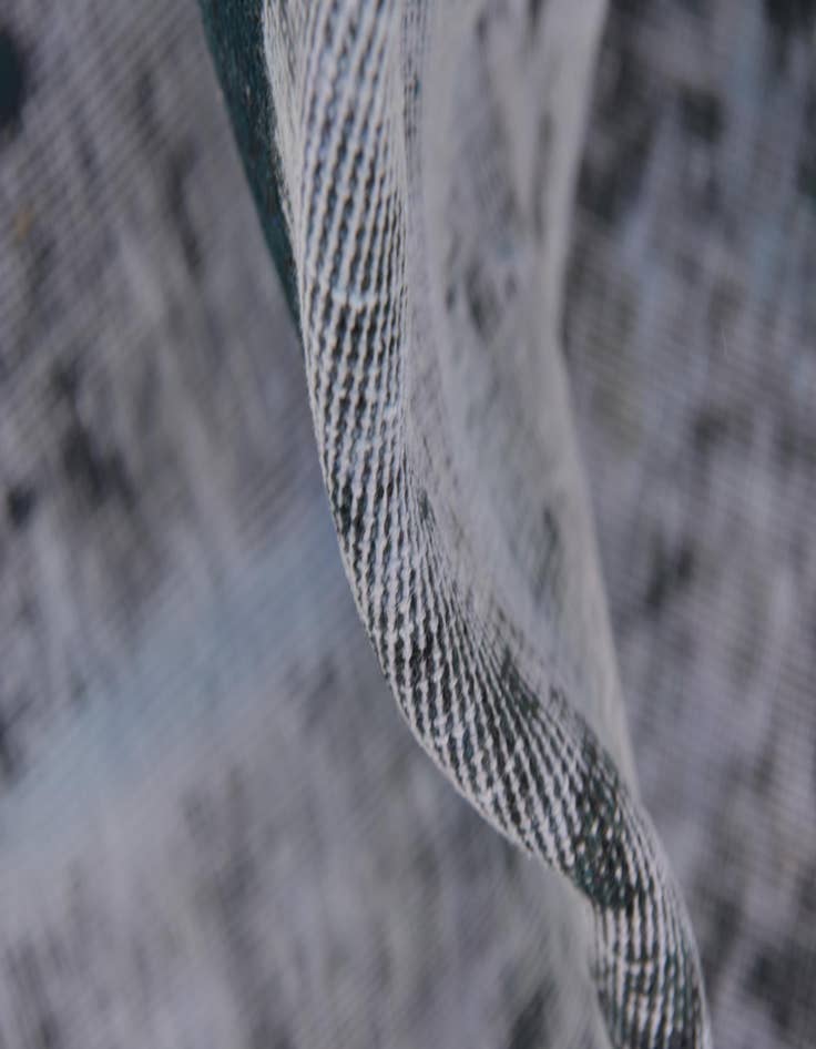 Detail image of 3' 6 x 4' 8  Hand Knotted Ultra Vintage Persian Wool Rug