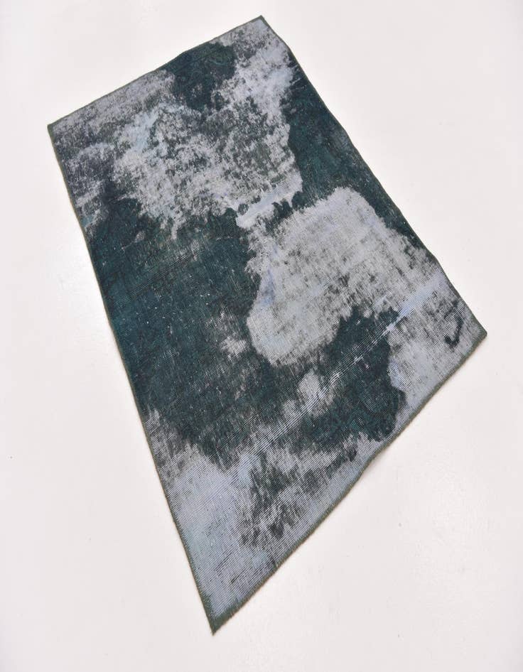 Detail image of 3' 6 x 4' 8  Hand Knotted Ultra Vintage Persian Wool Rug