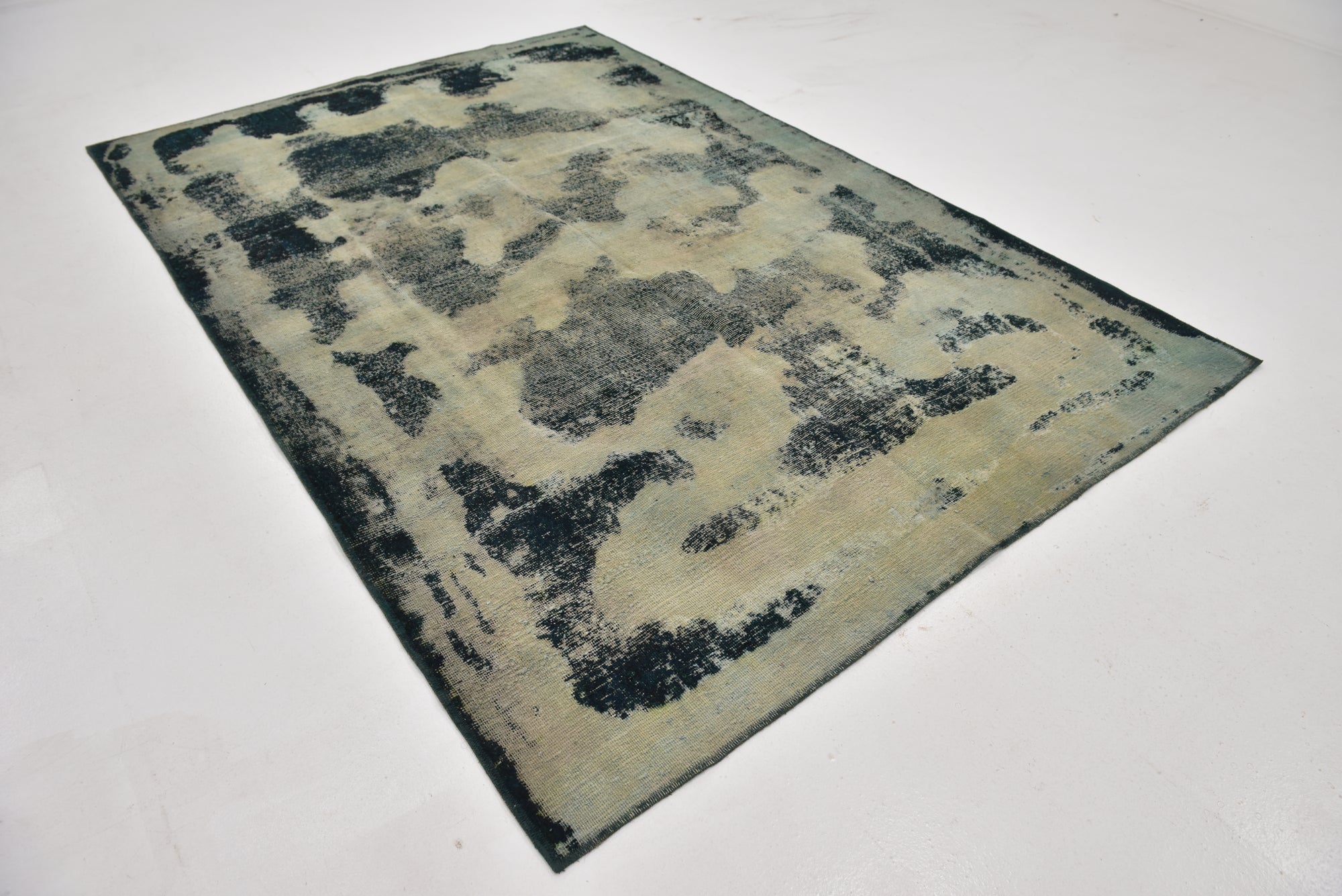 6' 5 x 9' 6 Hand Knotted Ultra Vintage Persian Wool Rug