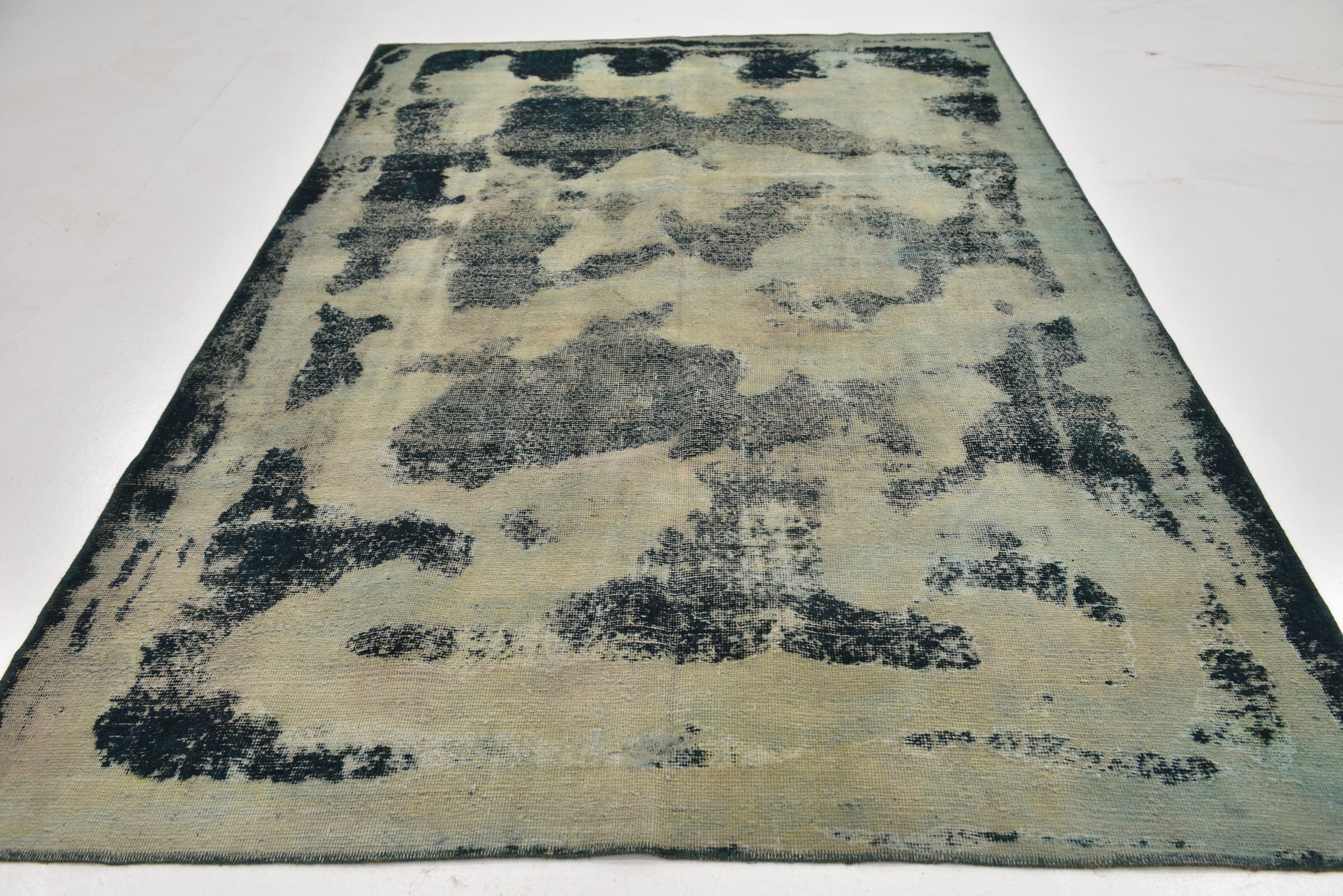 6' 5 x 9' 6 Hand Knotted Ultra Vintage Persian Wool Rug
