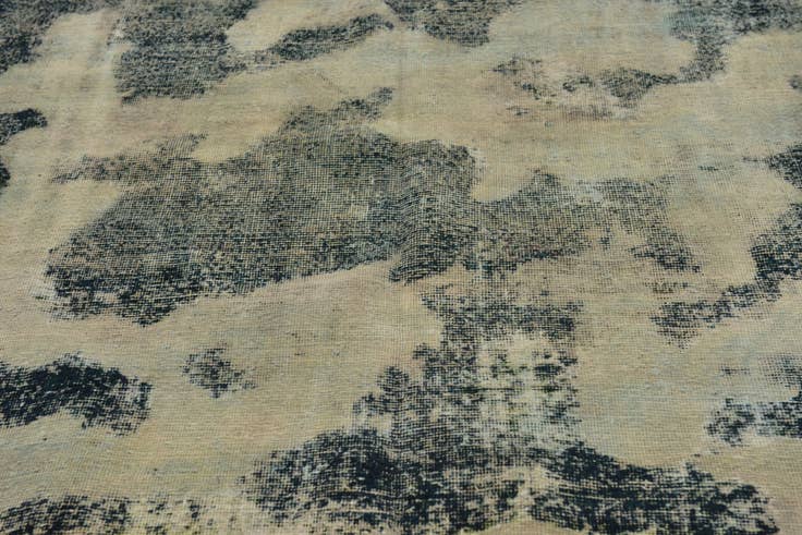 Detail image of 6' 5 x 9' 6 Hand Knotted Ultra Vintage Persian Wool Rug