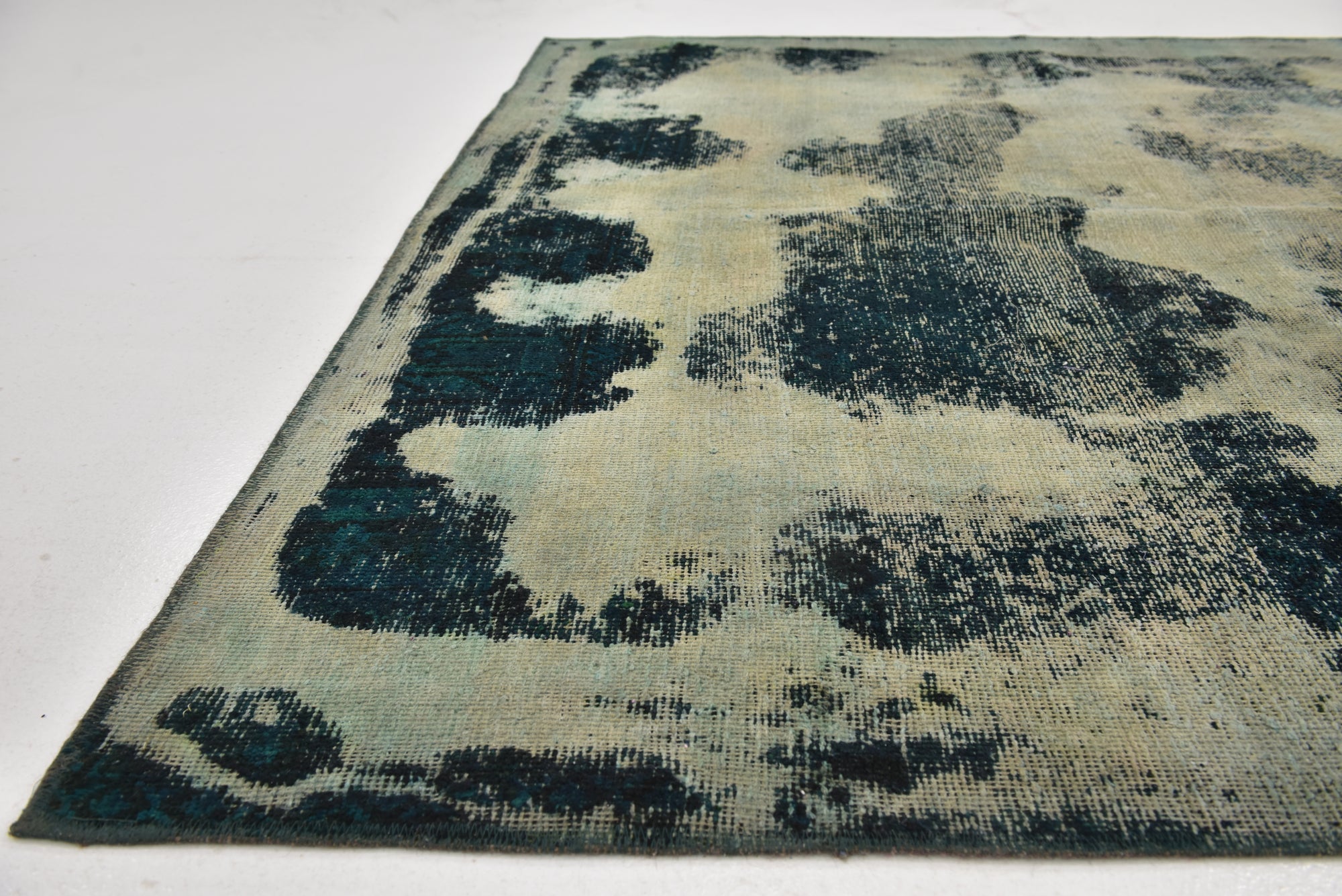 6' 5 x 9' 6 Hand Knotted Ultra Vintage Persian Wool Rug