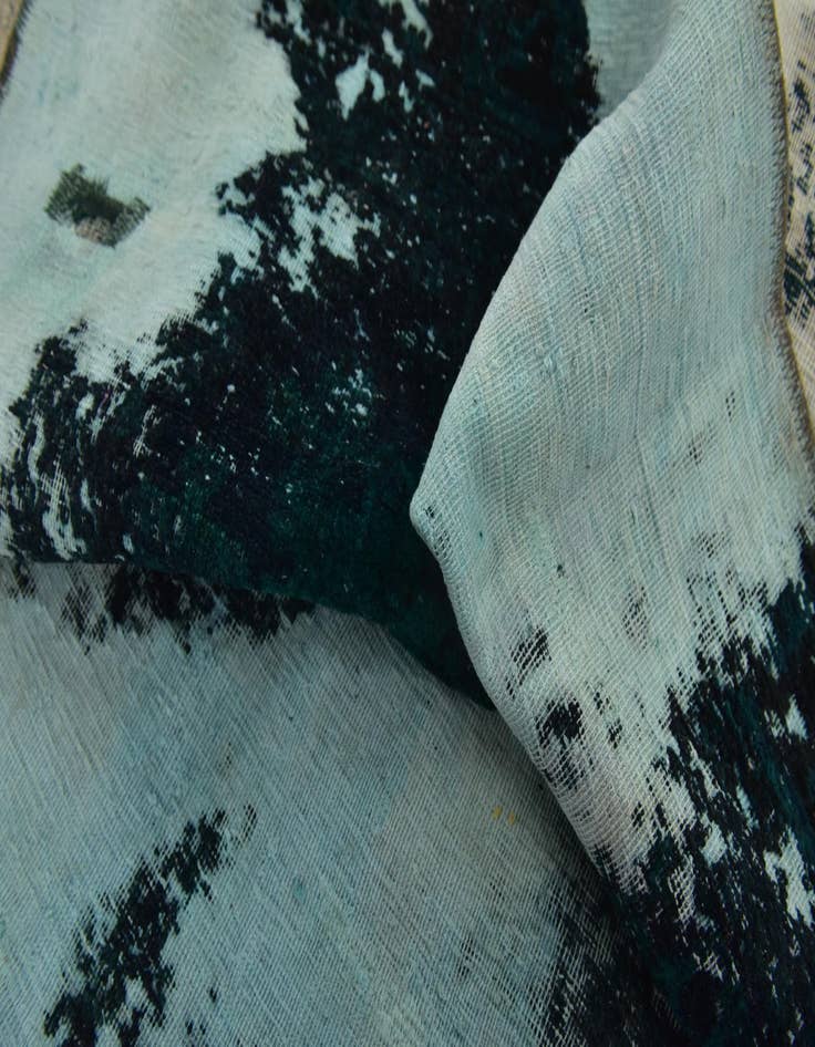 Detail image of 5' 9 x 9' 7  Hand Knotted Ultra Vintage Persian Wool Rug