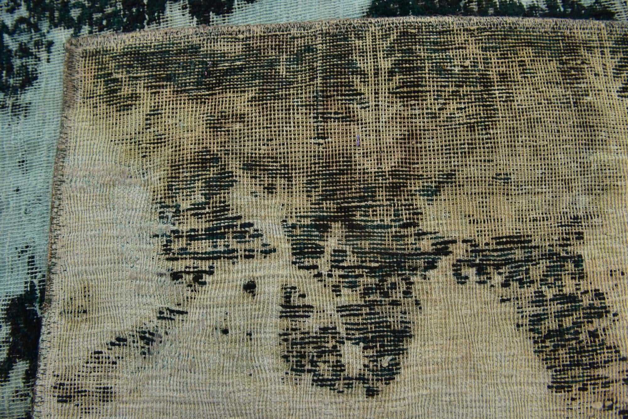5' 9 x 9' 7 Hand Knotted Ultra Vintage Persian Wool Rug