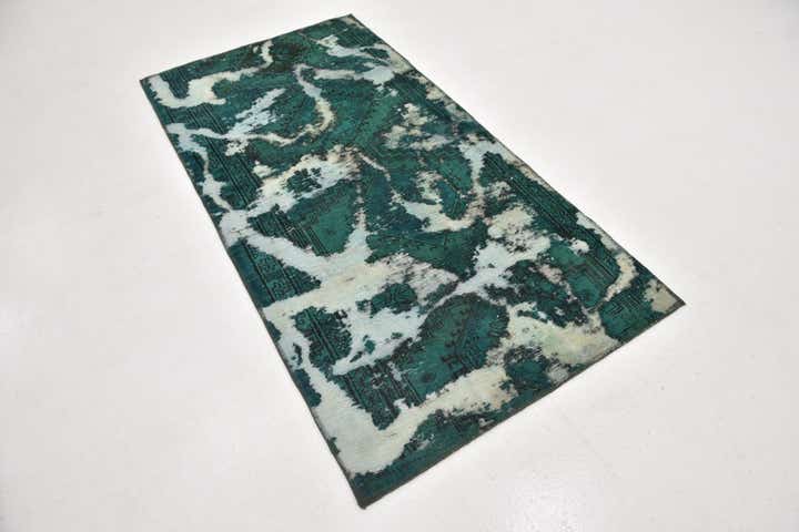 3' 4 x 6' 6 Hand Knotted Ultra Vintage Persian Wool Rug