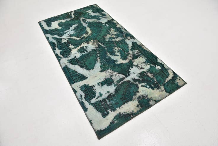 Detail image of 3' 4 x 6' 6 Hand Knotted Ultra Vintage Persian Wool Rug