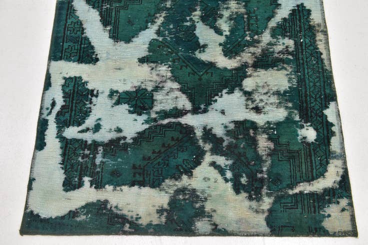 Detail image of 3' 4 x 6' 6 Hand Knotted Ultra Vintage Persian Wool Rug