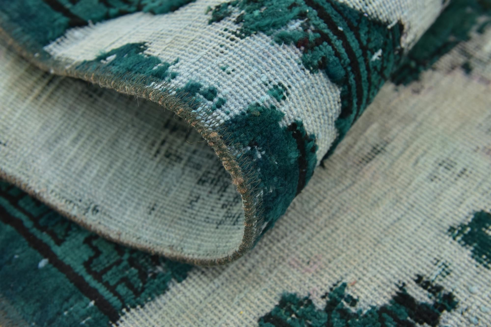 3' 4 x 6' 6 Hand Knotted Ultra Vintage Persian Wool Rug