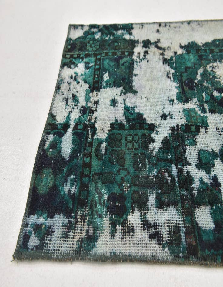 Detail image of 2' 5 x 4' 3  Hand Knotted Ultra Vintage Persian Wool Rug