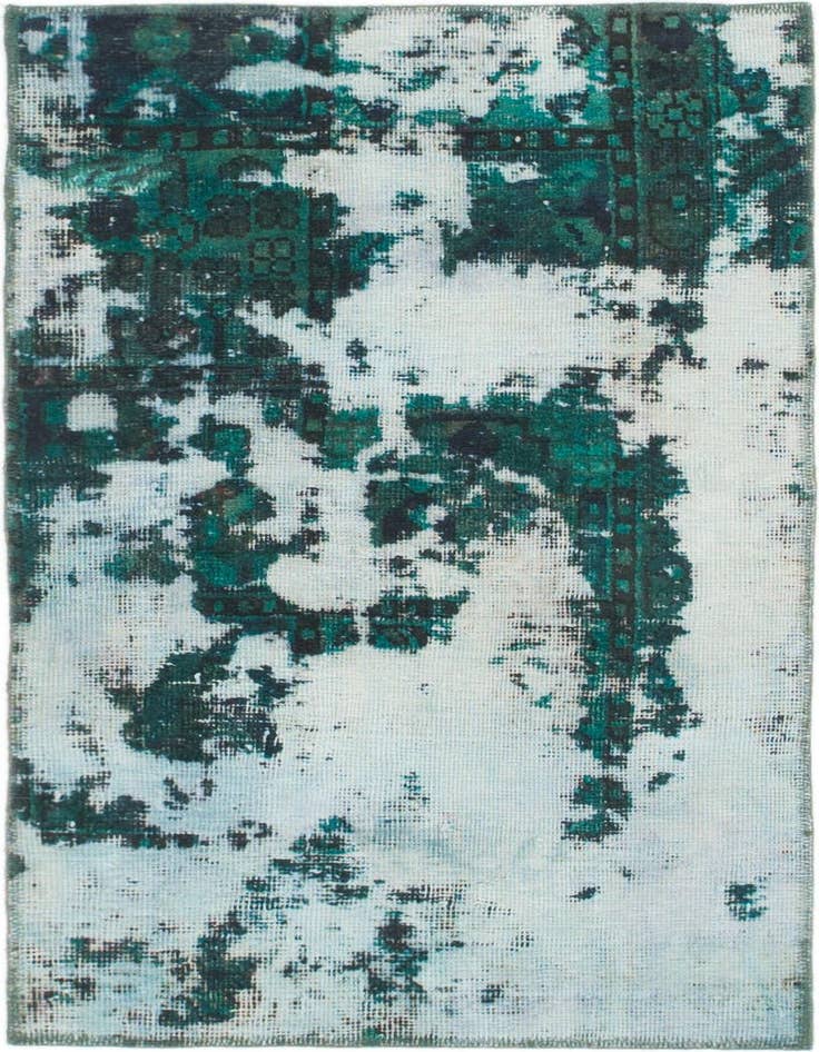 Detail image of 2' 5 x 4' 3 Hand Knotted Ultra Vintage Persian Wool Rug