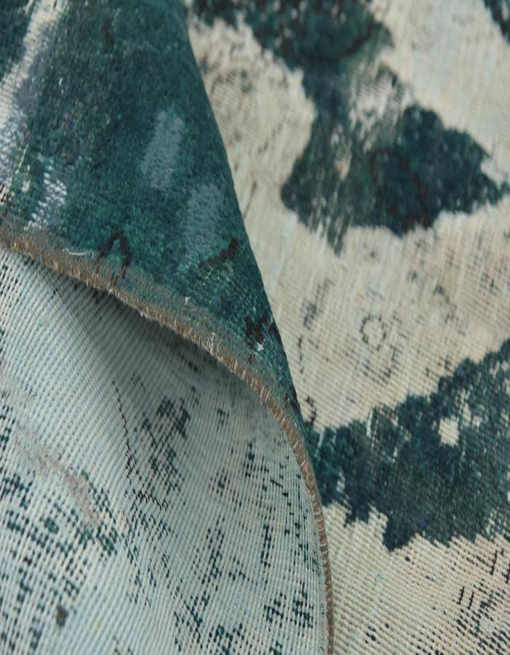 Detail image of 5' 2 x 8' 8  Hand Knotted Ultra Vintage Persian Wool Rug