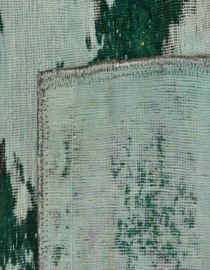 Detail image of 9' 4 x 11' Hand Knotted Ultra Vintage Persian Wool Rug