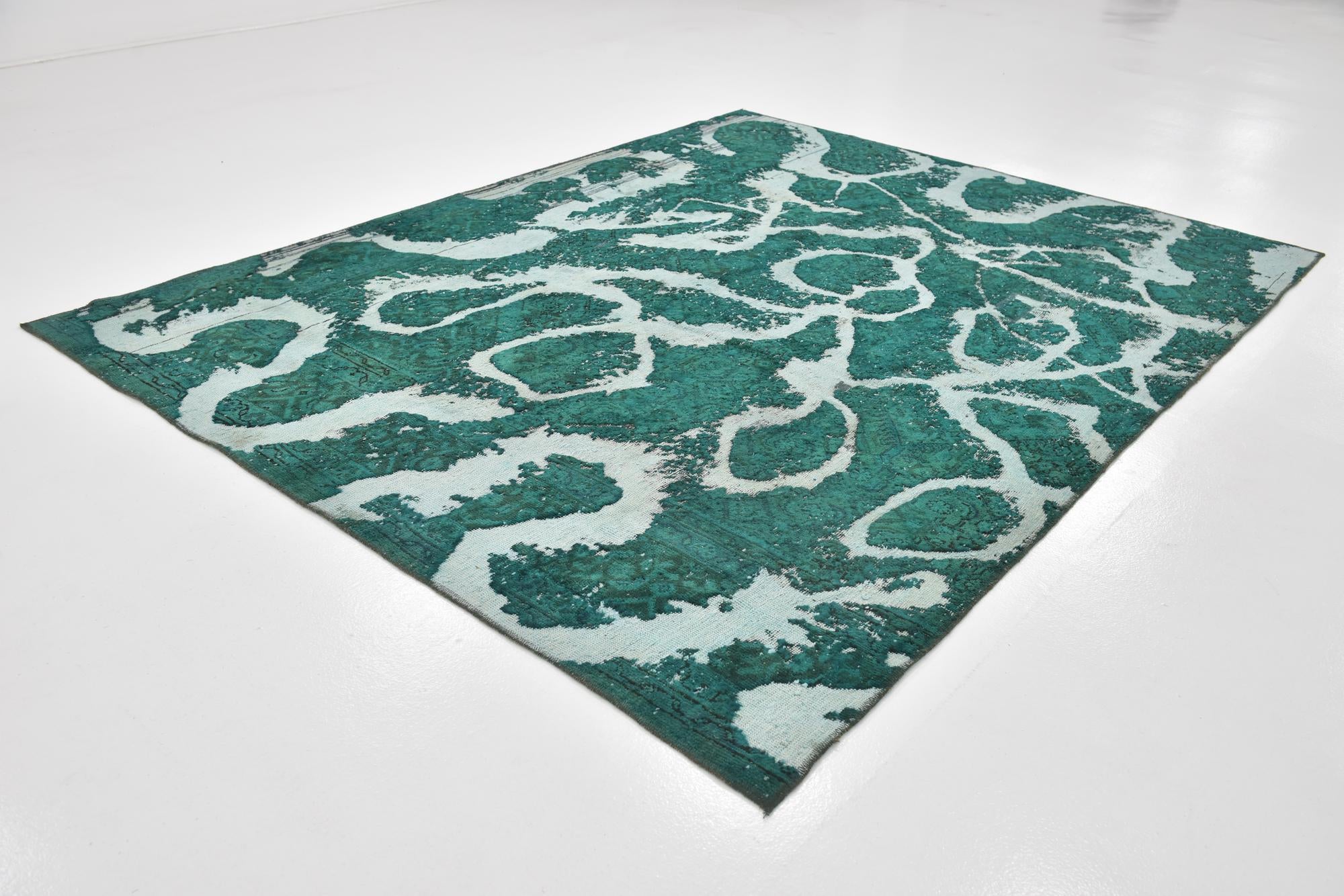 7' 3 x 9' 4 Hand Knotted Ultra Vintage Persian Wool Rug