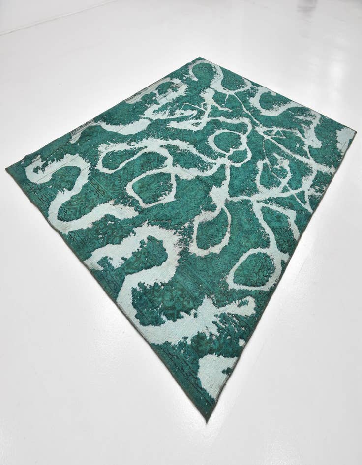 Detail image of 7' 3 x 9' 4  Hand Knotted Ultra Vintage Persian Wool Rug