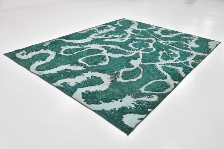7' 3 x 9' 4 Hand Knotted Ultra Vintage Persian Wool Rug