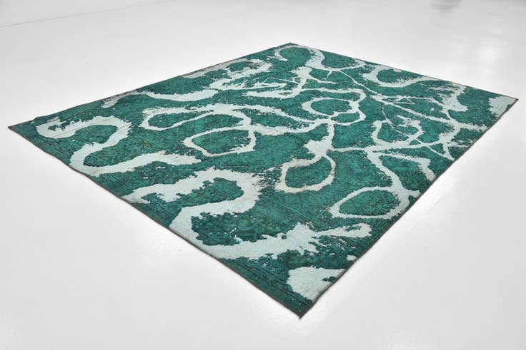 Detail image of 7' 3 x 9' 4 Hand Knotted Ultra Vintage Persian Wool Rug