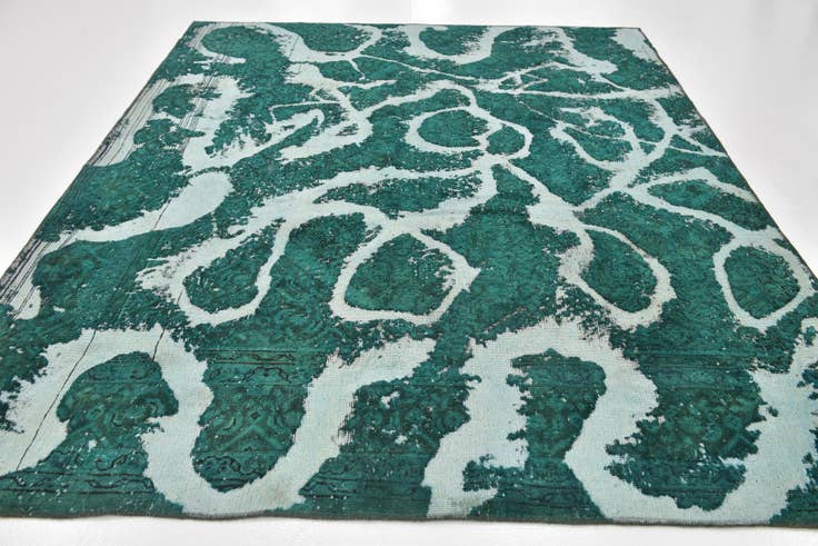 Detail image of 7' 3 x 9' 4 Hand Knotted Ultra Vintage Persian Wool Rug