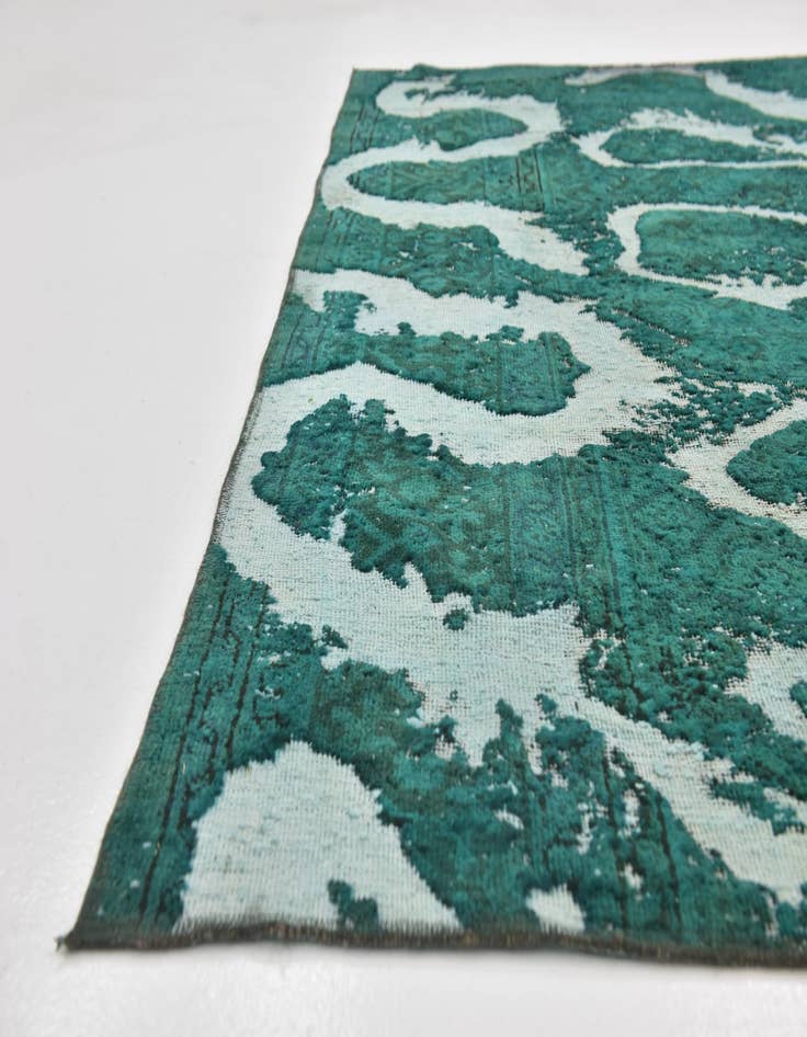 Detail image of 7' 3 x 9' 4  Hand Knotted Ultra Vintage Persian Wool Rug