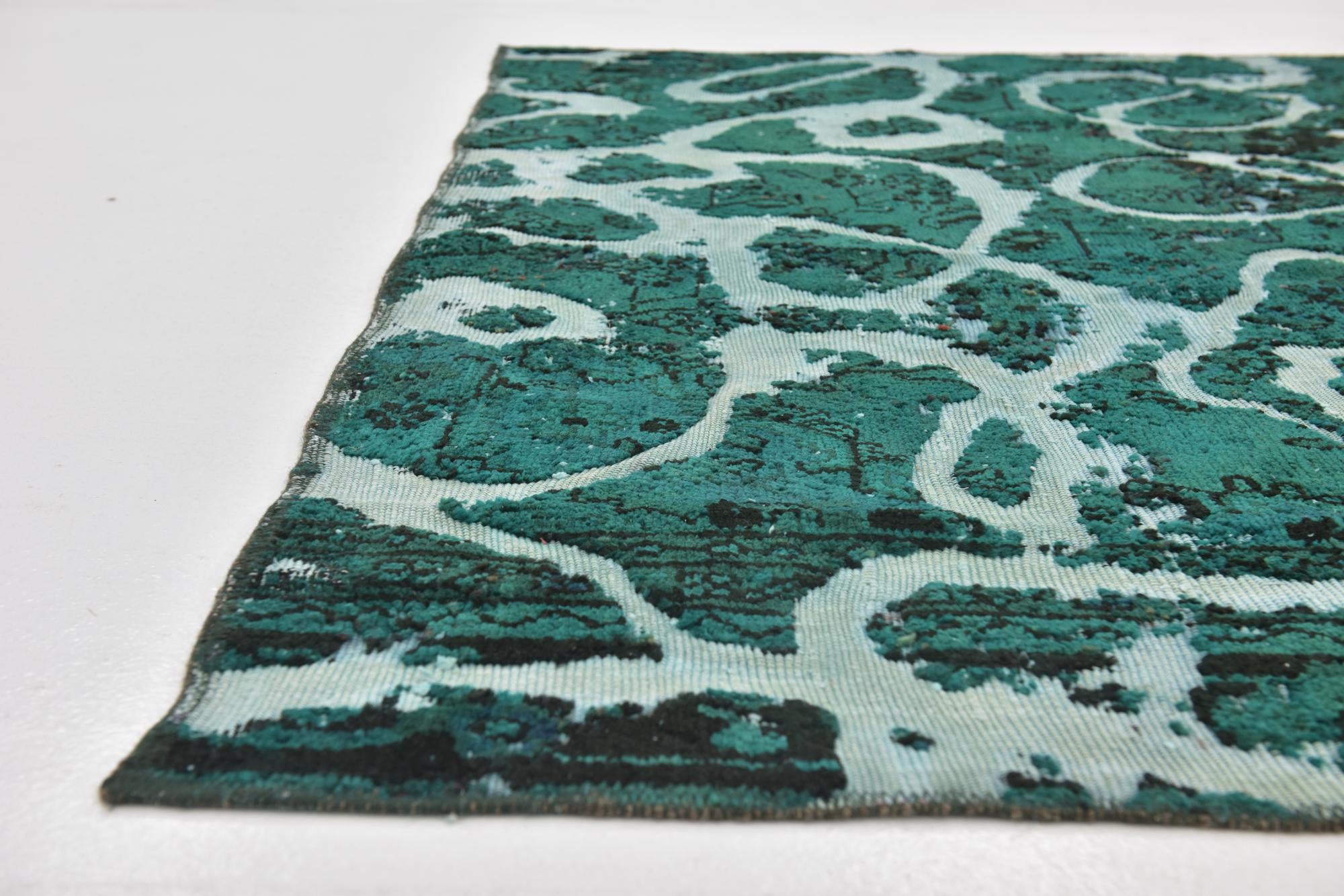 5' 10 x 8' 10 Hand Knotted Ultra Vintage Persian Wool Rug