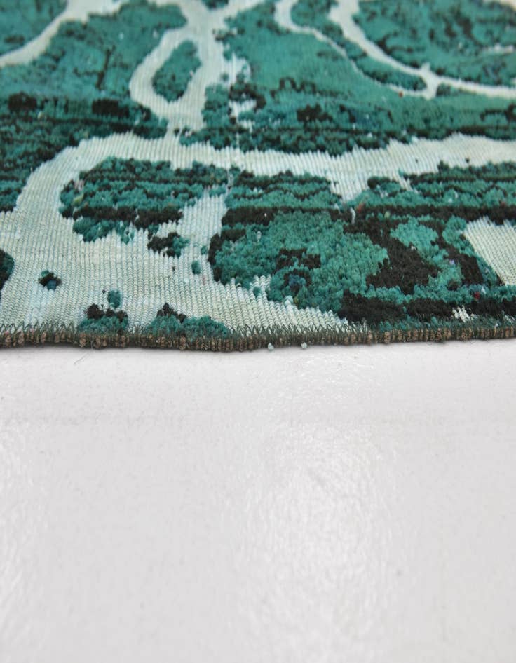 Detail image of 5' 10 x 8' 10  Hand Knotted Ultra Vintage Persian Wool Rug