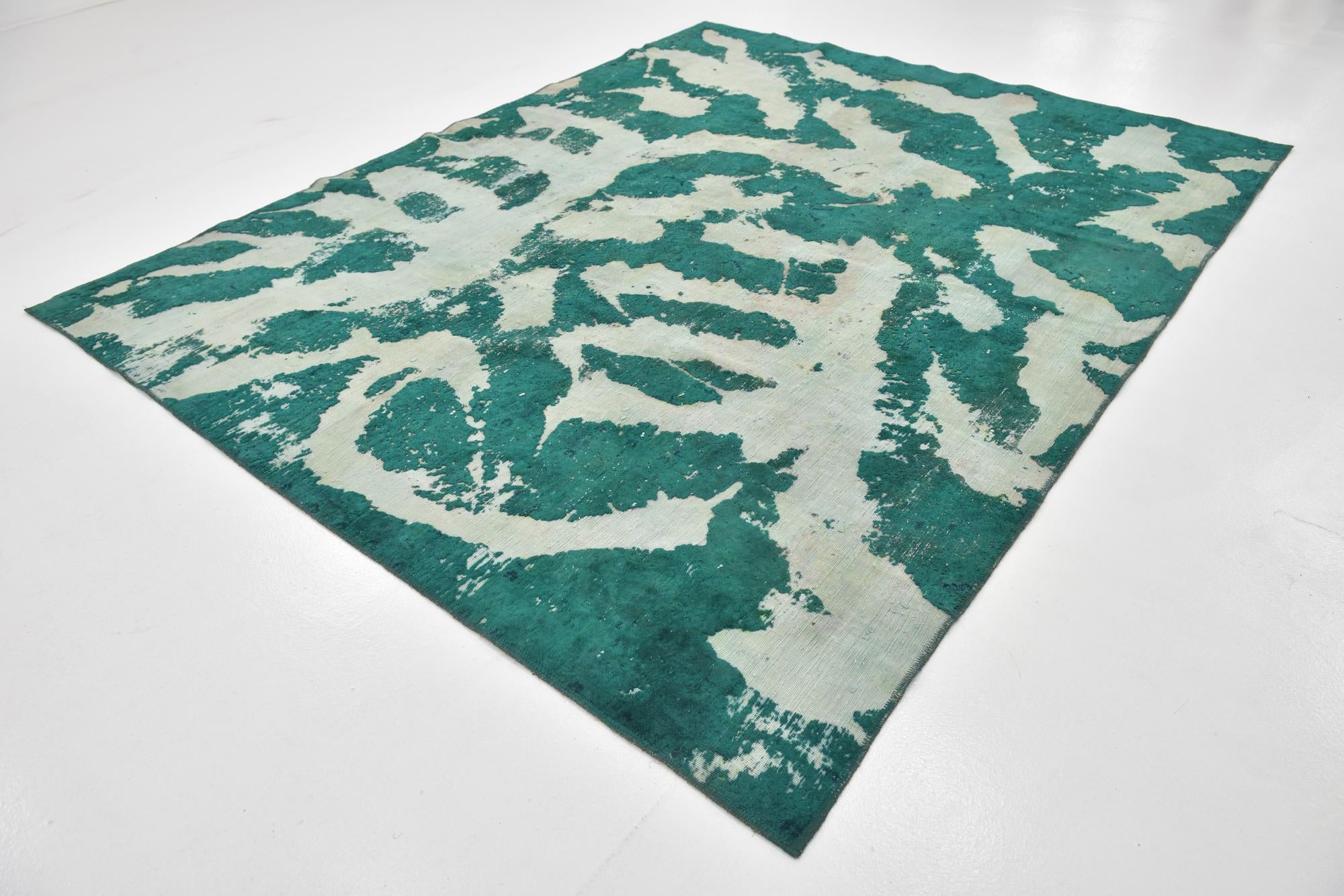 7' 5 x 9' 3 Hand Knotted Ultra Vintage Persian Wool Rug