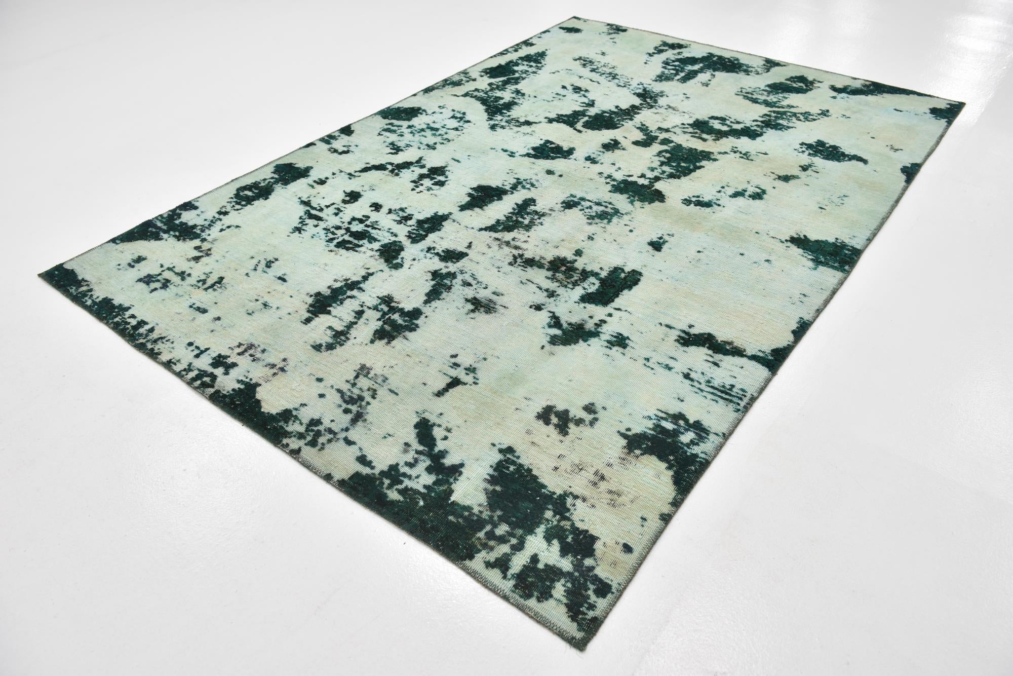5' 10 x 8' 10 Hand Knotted Ultra Vintage Persian Wool Rug