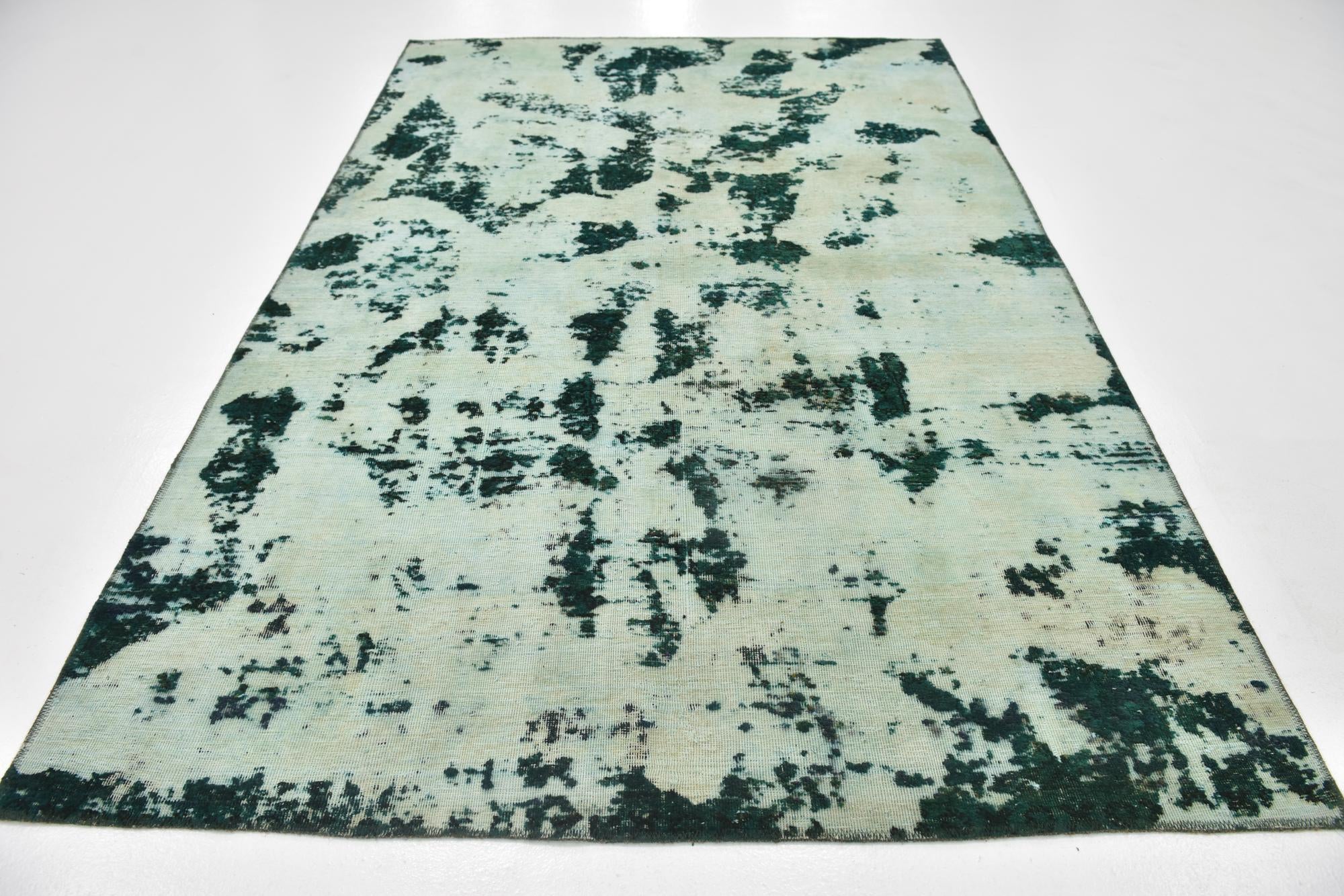 5' 10 x 8' 10 Hand Knotted Ultra Vintage Persian Wool Rug