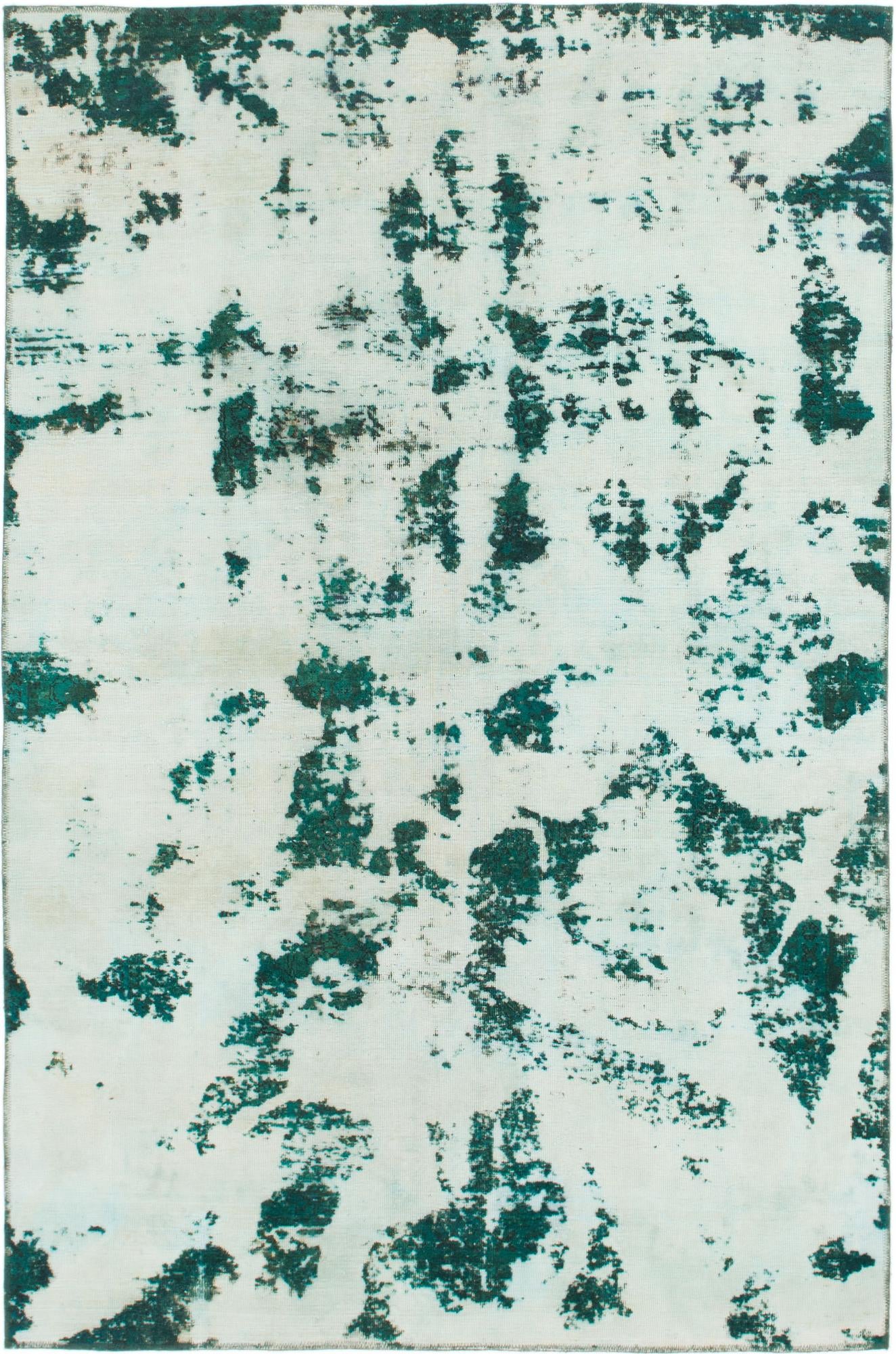 5' 10 x 8' 10 Hand Knotted Ultra Vintage Persian Wool Rug