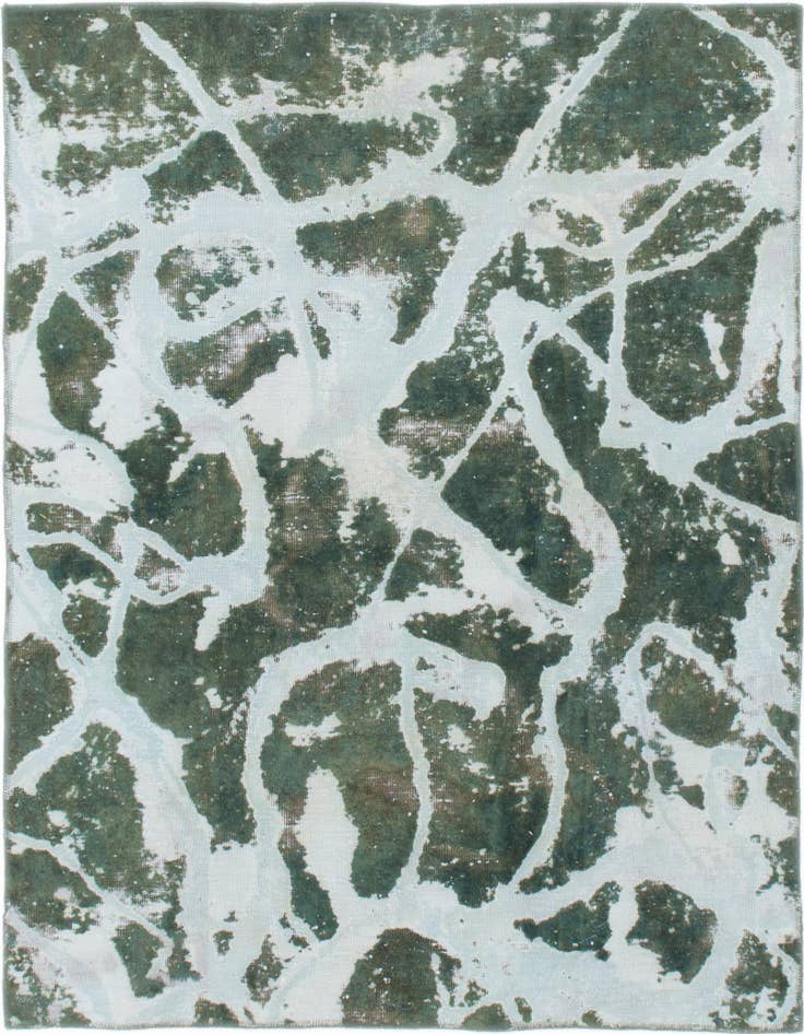 Detail image of 4' 10 x 5' 9 Hand Knotted Ultra Vintage Persian Wool Rug
