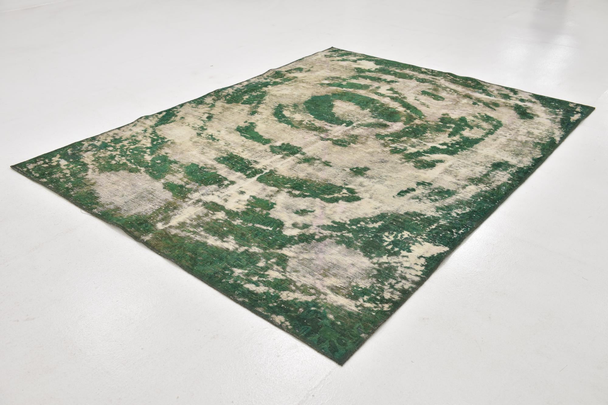 6' 4 x 8' 4 Hand Knotted Ultra Vintage Persian Wool Rug