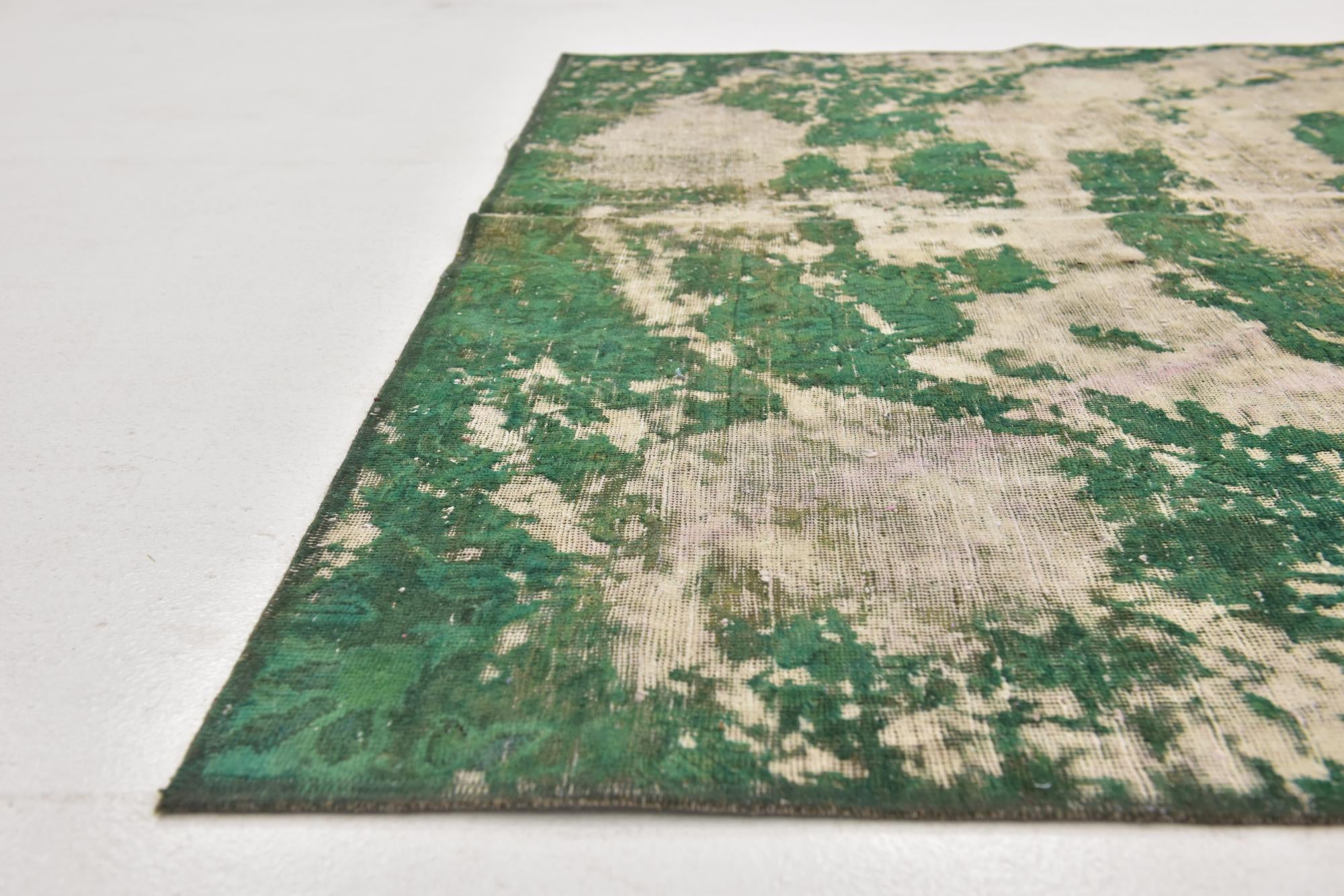 6' 4 x 8' 4 Hand Knotted Ultra Vintage Persian Wool Rug