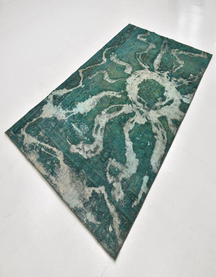 Detail image of 5' 5 x 9'  Hand Knotted Ultra Vintage Persian Wool Rug