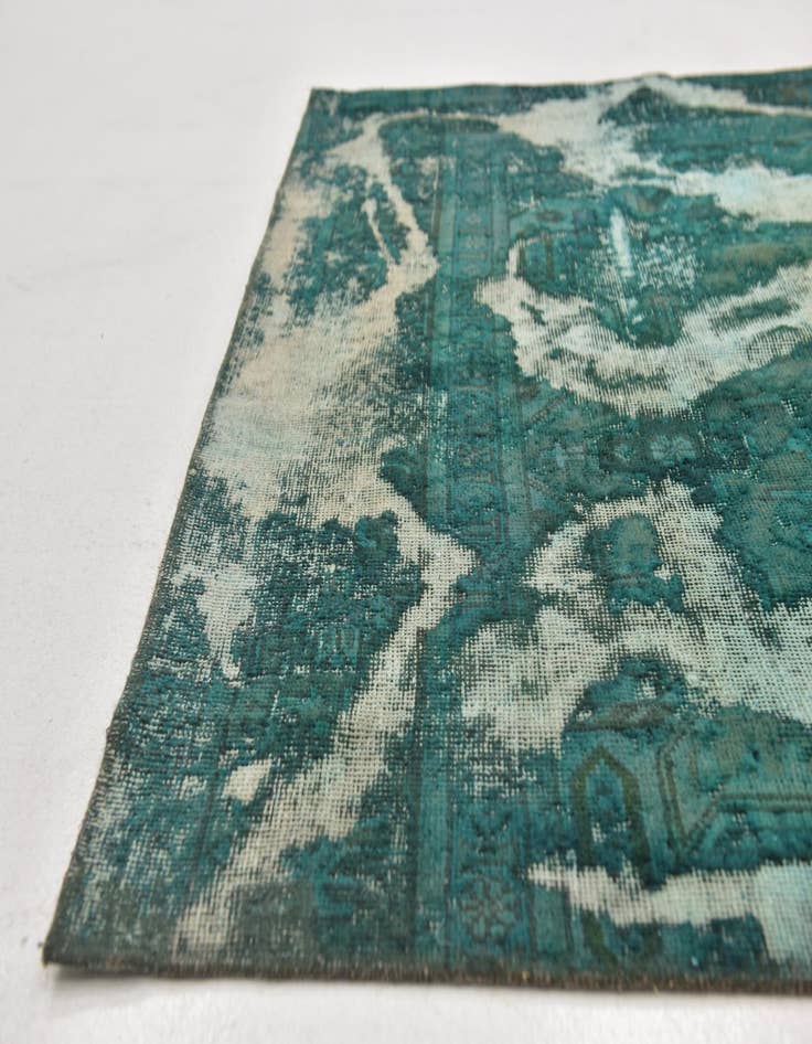 Detail image of 5' 5 x 9'  Hand Knotted Ultra Vintage Persian Wool Rug