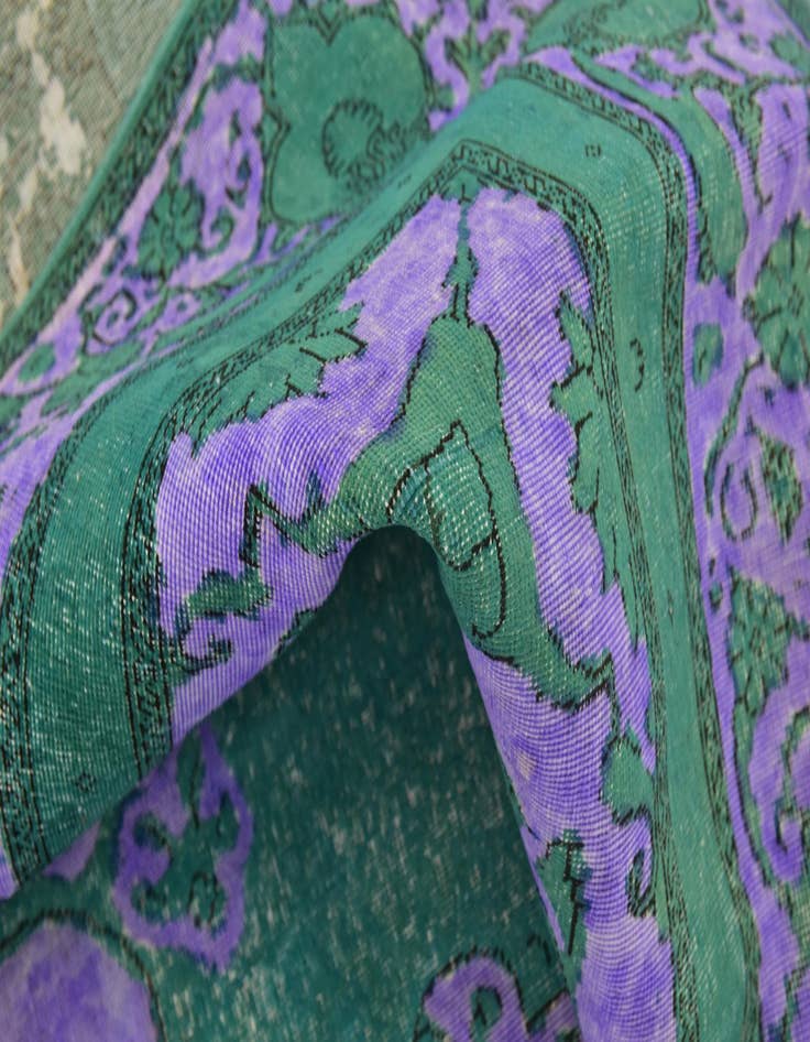 Detail image of 9' x 12' 4 Hand Knotted Ultra Vintage Persian Wool Rug