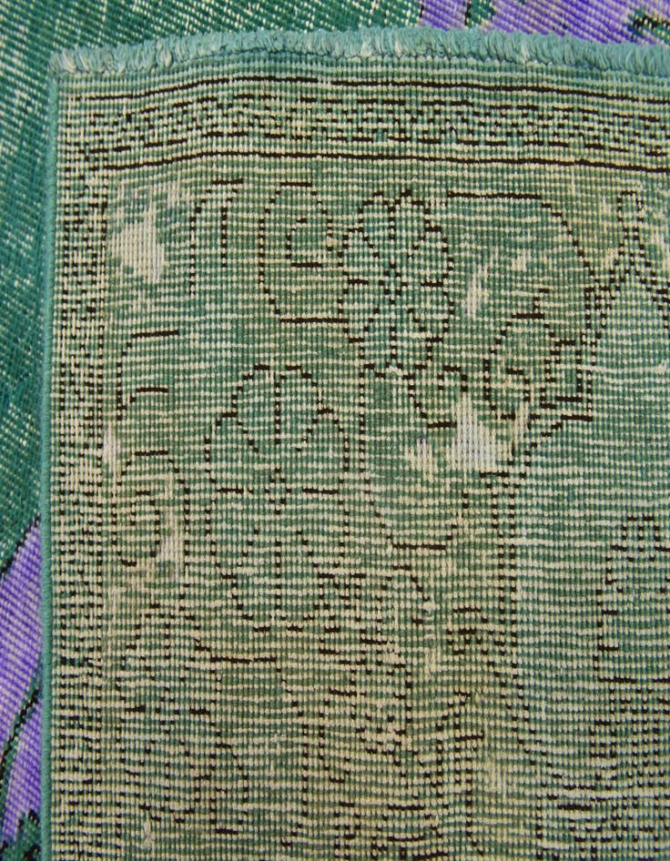 Detail image of 9' x 12' 4 Hand Knotted Ultra Vintage Persian Wool Rug