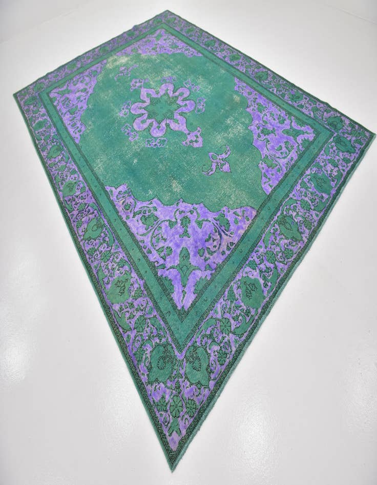 Detail image of 9' x 12' 4 Hand Knotted Ultra Vintage Persian Wool Rug