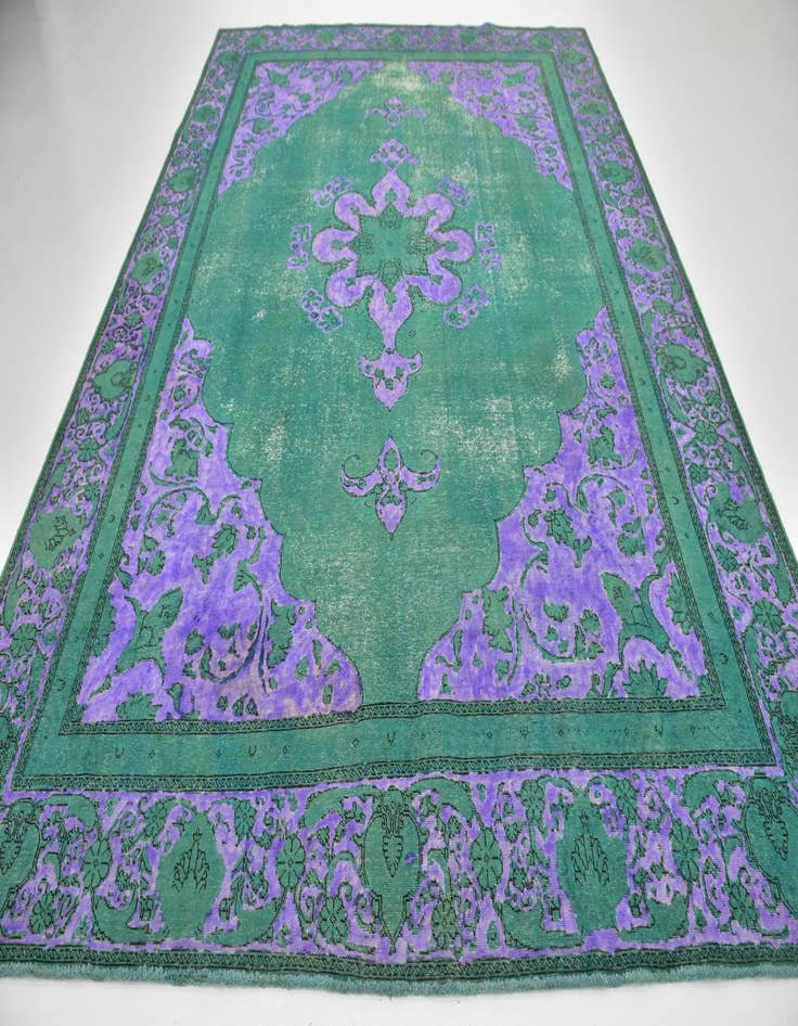 Detail image of 9' x 12' 4 Hand Knotted Ultra Vintage Persian Wool Rug