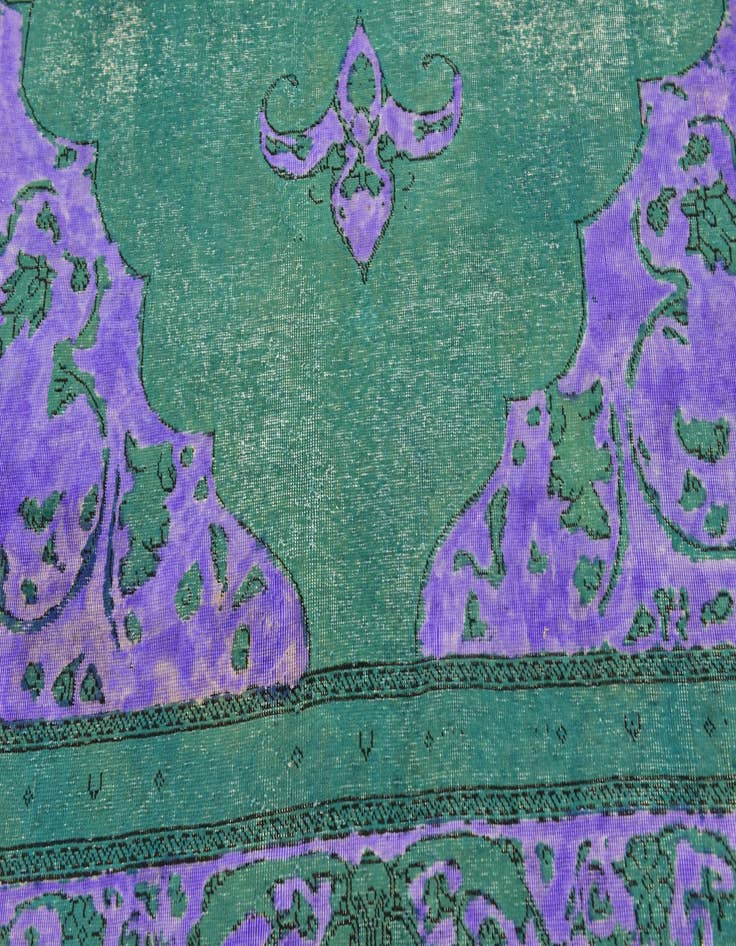 Detail image of 9' x 12' 4 Hand Knotted Ultra Vintage Persian Wool Rug